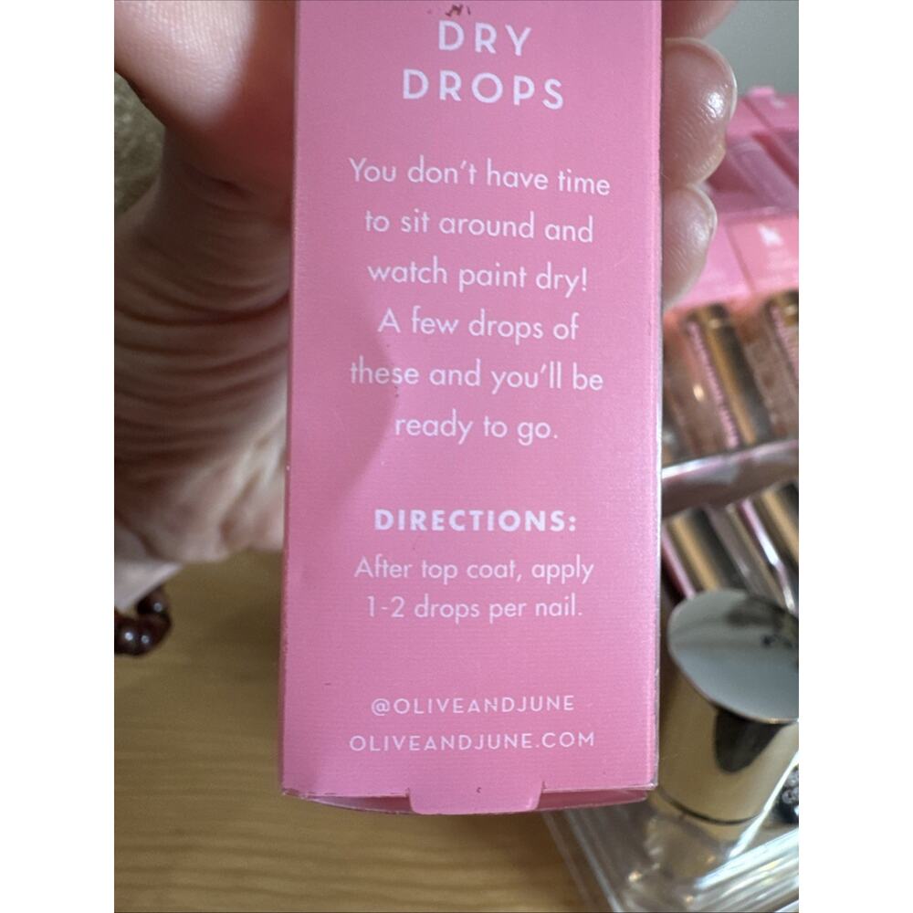 Olive & June Nail Polish Lot Of 18 Strengthener Primer Dry Drops Top Coat - Picture 7 of 10